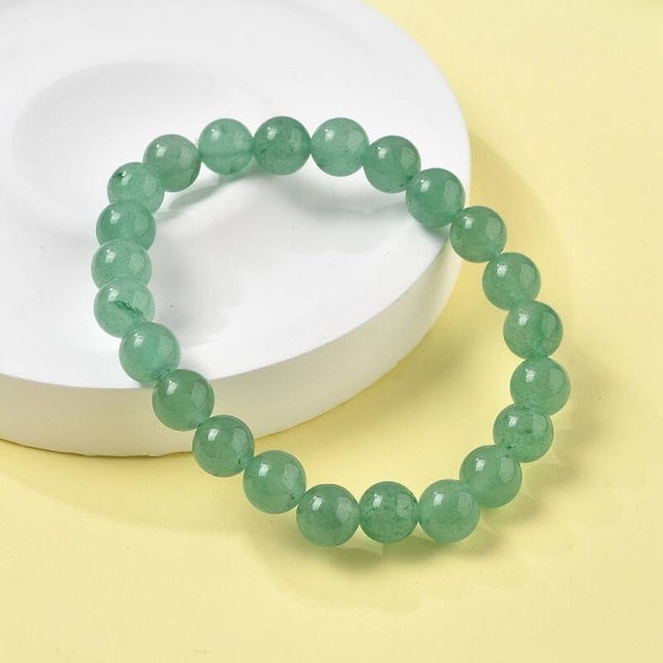 Grönt stenarmband