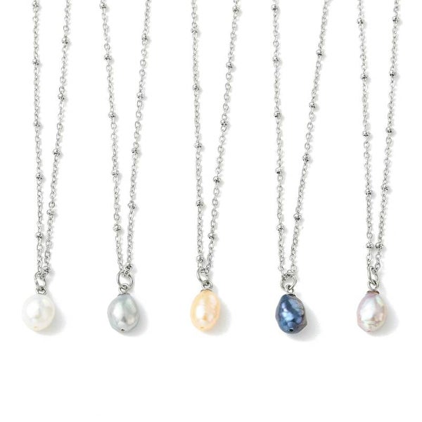 Halsband med pärla