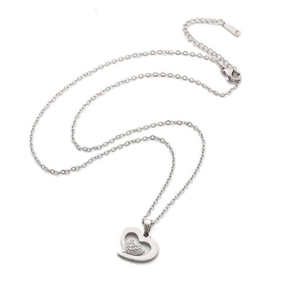 Halsband med hjärta