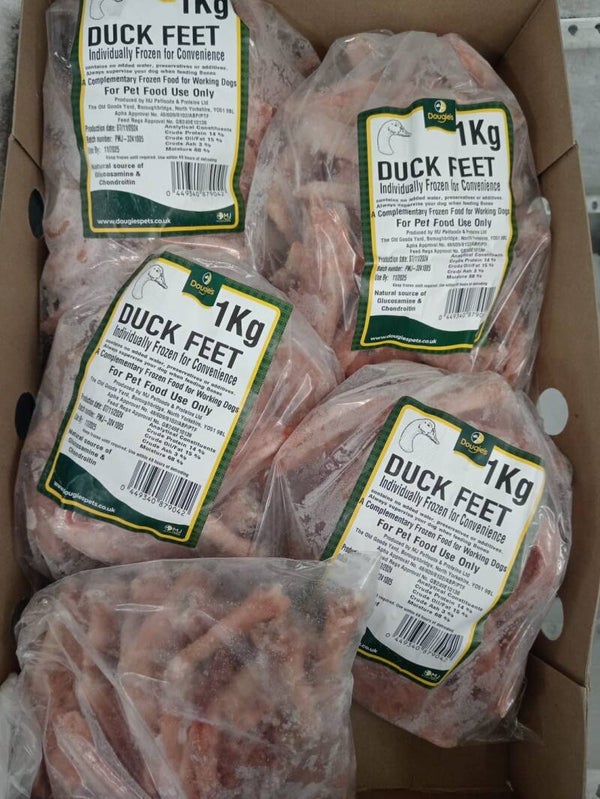 Frozen treats/chunks - duck feet