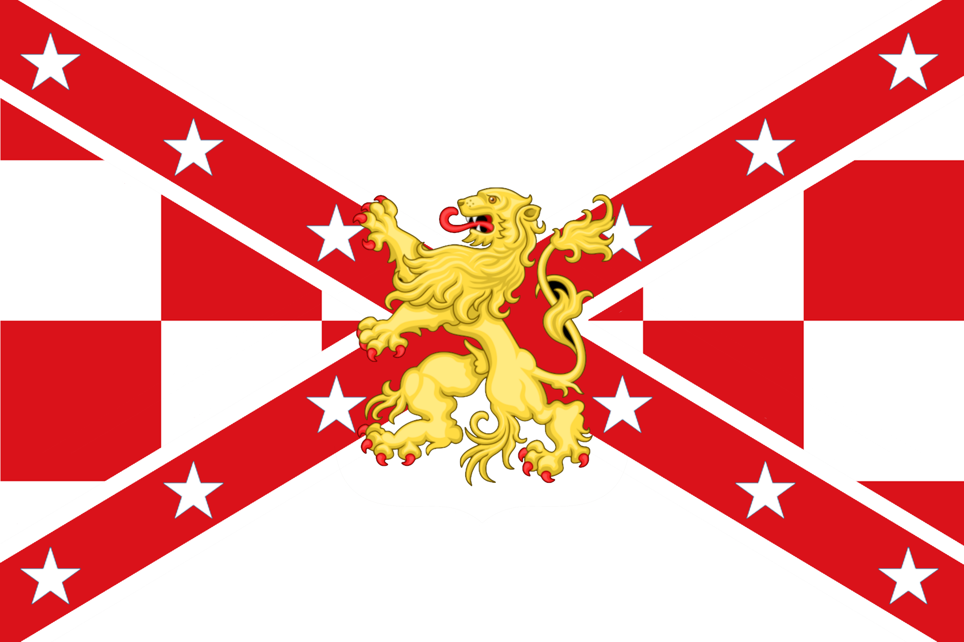 Rebelvlag provincie Noord-Brabant