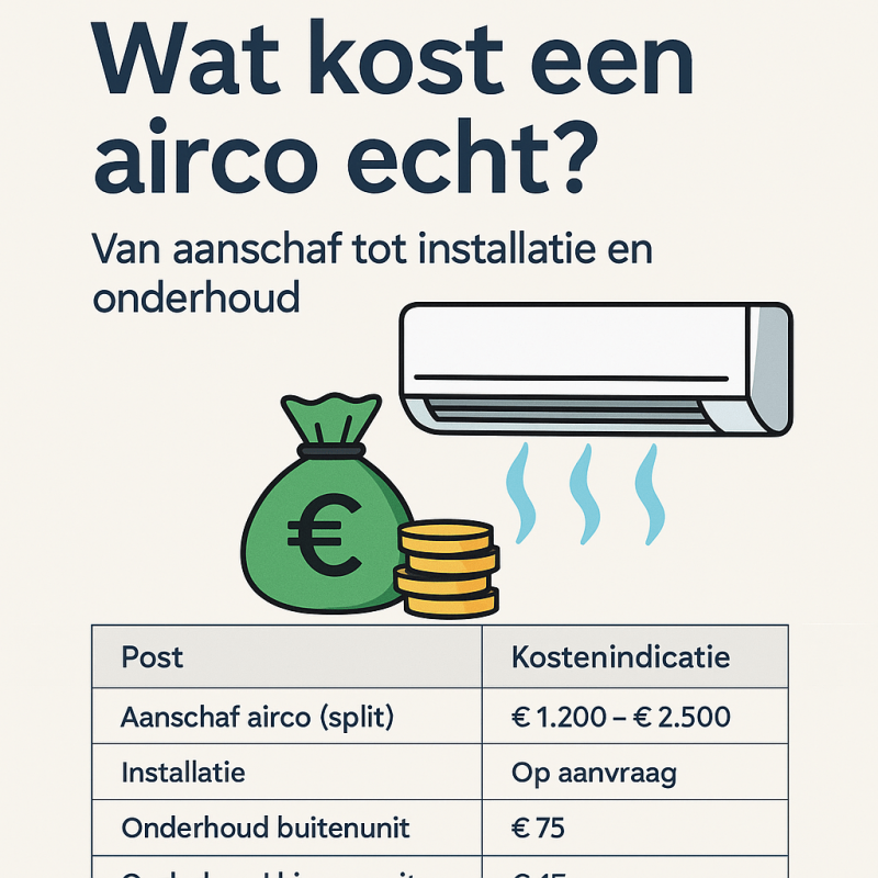 Wat kost een airco echt?