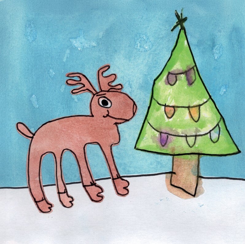 6 Kerstkaarten editie 2025 met enveloppen (excl. verzendkosten)