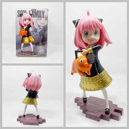 Action Figure Ania e Poquita Spy x Family e Chawnson Man 17 Cm