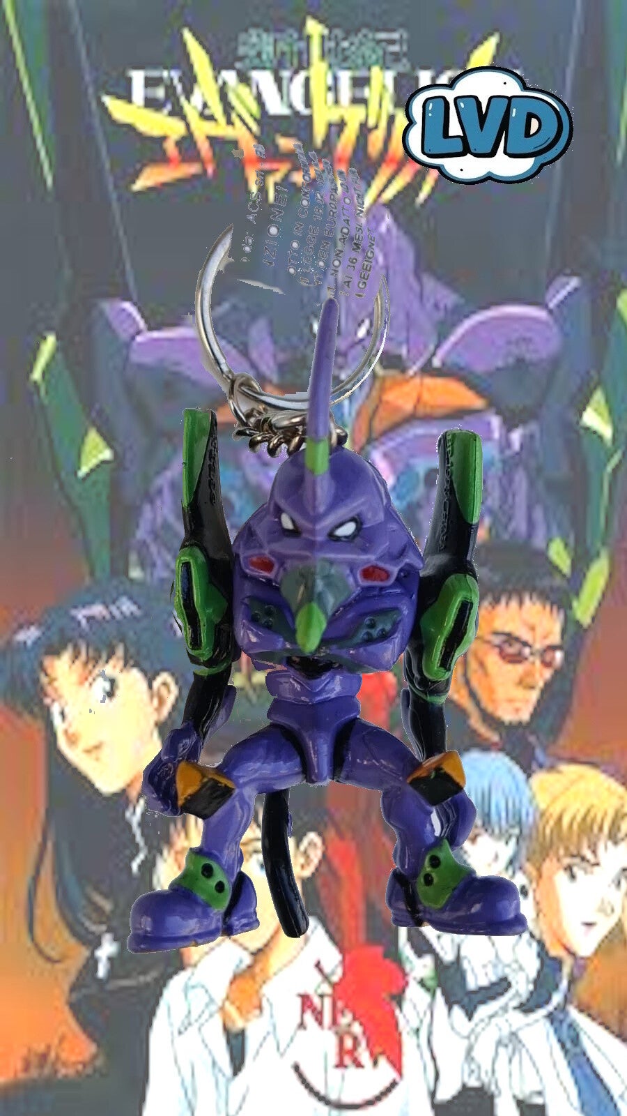 Portachiave NEON GENESIS EVANGELION EVA 001