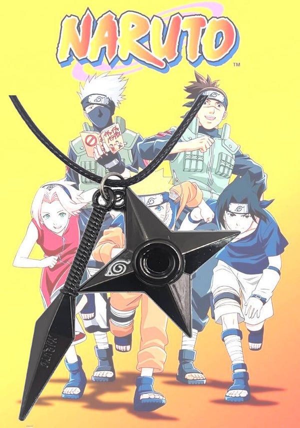 Collana Naruto shuriken e kunai