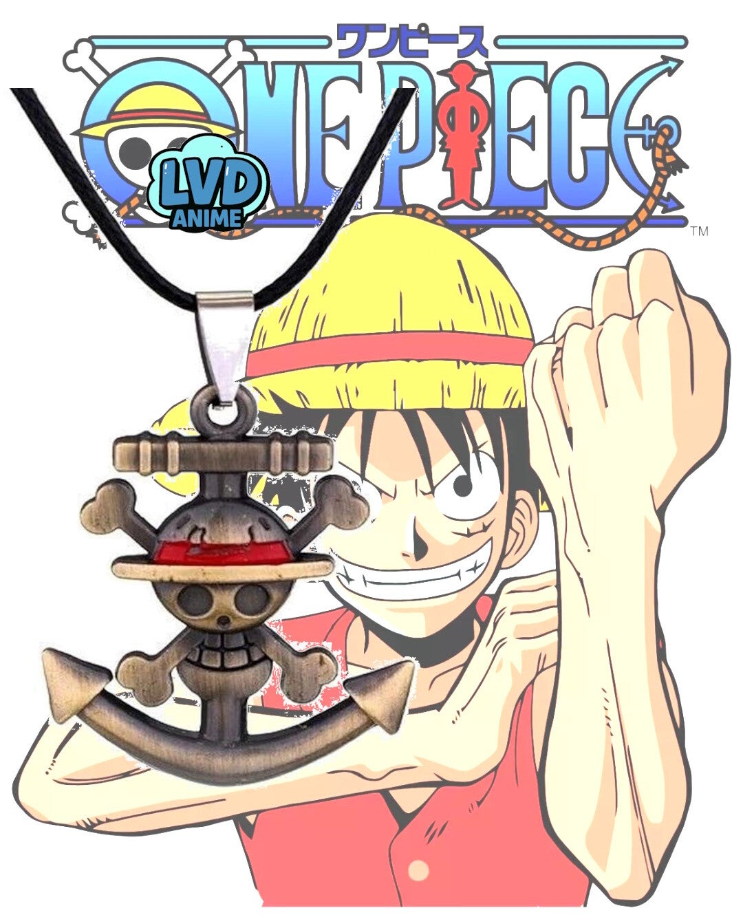 Collana One Piece ancora Luffy
