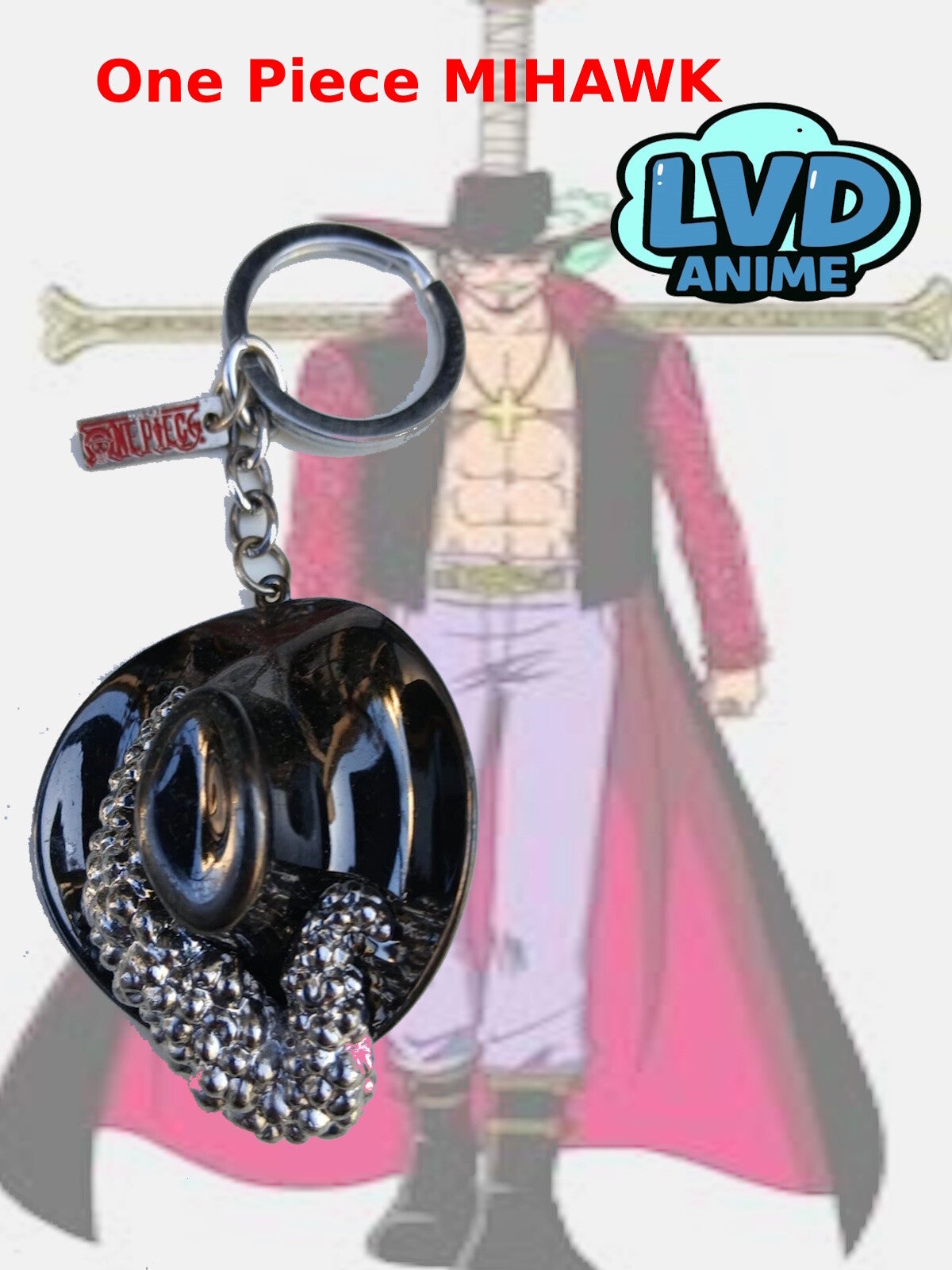 Portachiave METALLO ONE PIECE CAPPELLO MIHAWK
