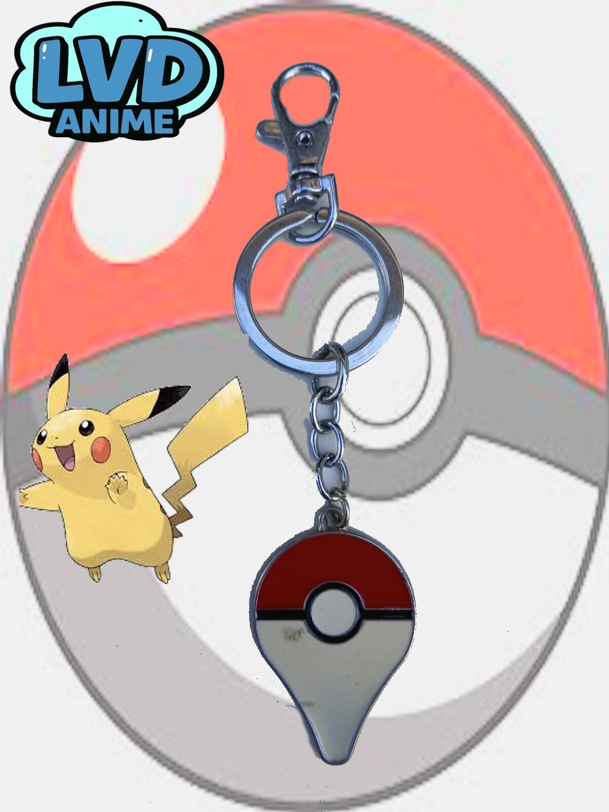 Portachiave METALLO POKEMON POKEBALL