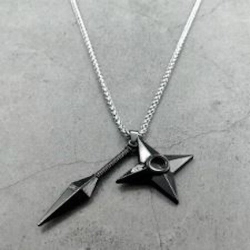Collana Naruto shuriken e kunai