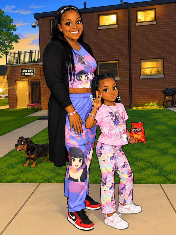 Cartoon characters