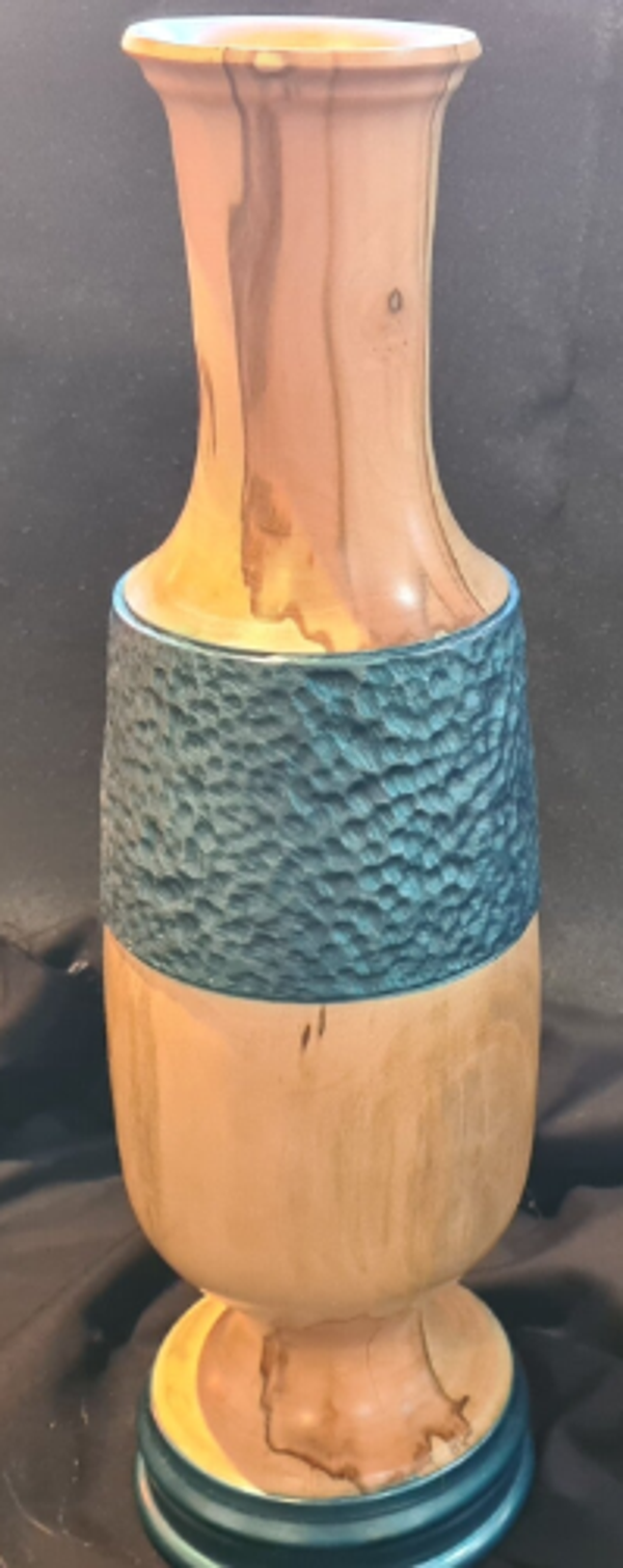 Floor Standing Coloured and Textured Vase