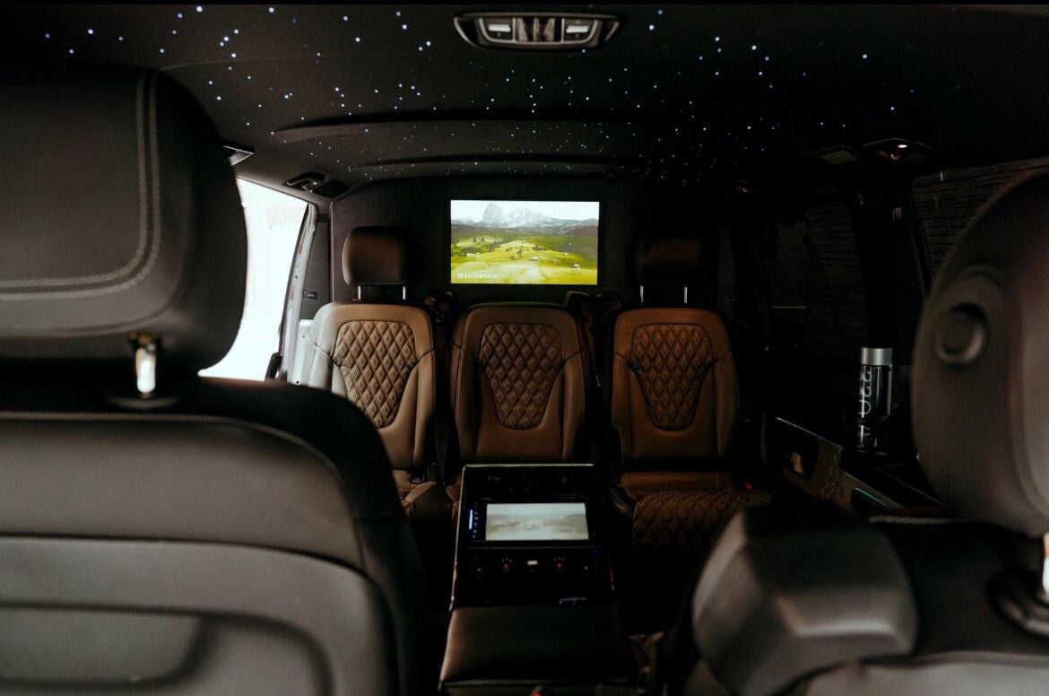AC13 Jet Class VIP chauffeur vehicle for luxury travel in Manchester and Tameside