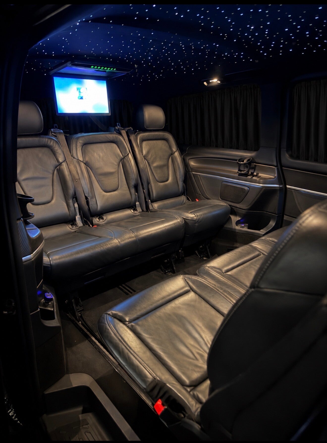 Delux Travels chauffeur driven Mercedes vehicle