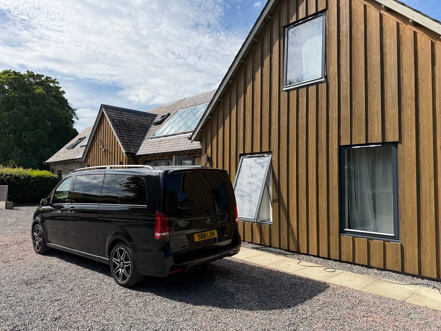 Delux Travels Mercedes executive chauffeur vehicle
