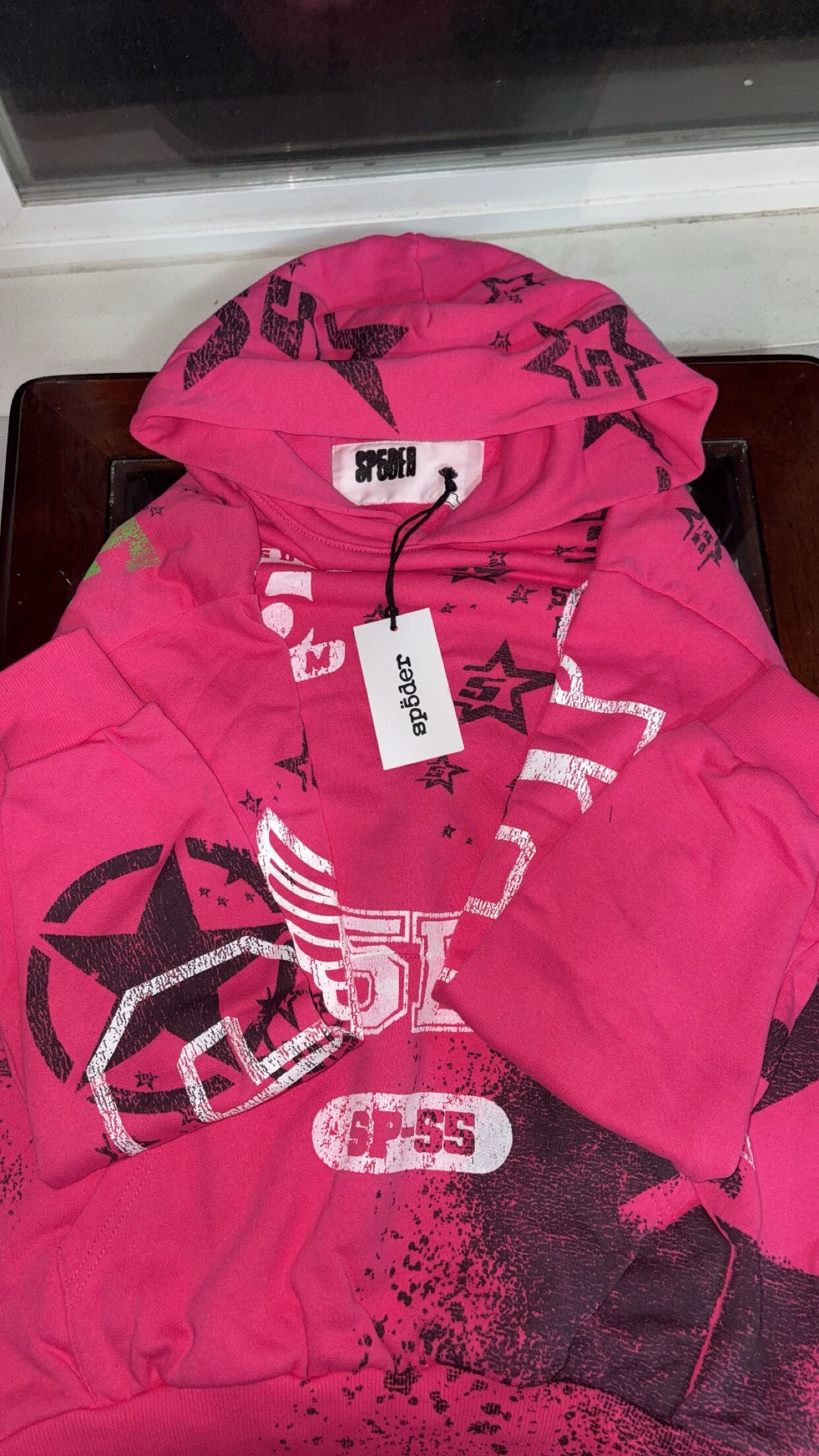 pink hoodie 100%cotton