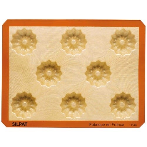 SILPAT Moule 8 cakes striés 40 x 30 cm - Origine