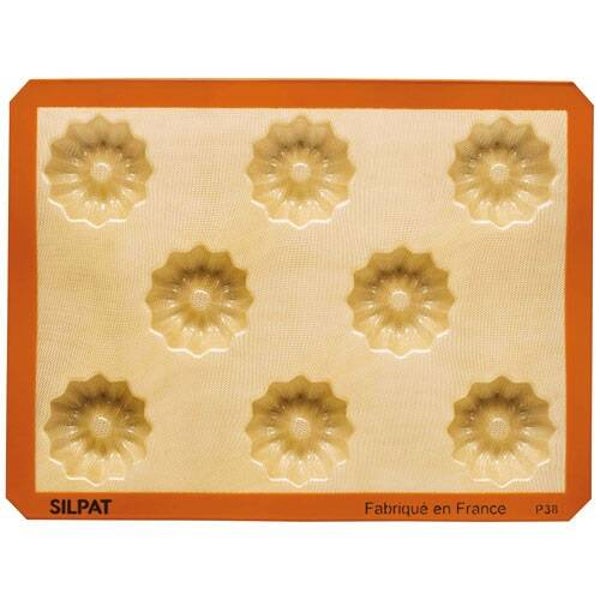 SILPAT Moule 8 cakes striés 40 x 30 cm - Origine