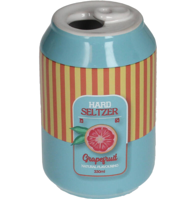 vase fausse canette - bleu turquoise