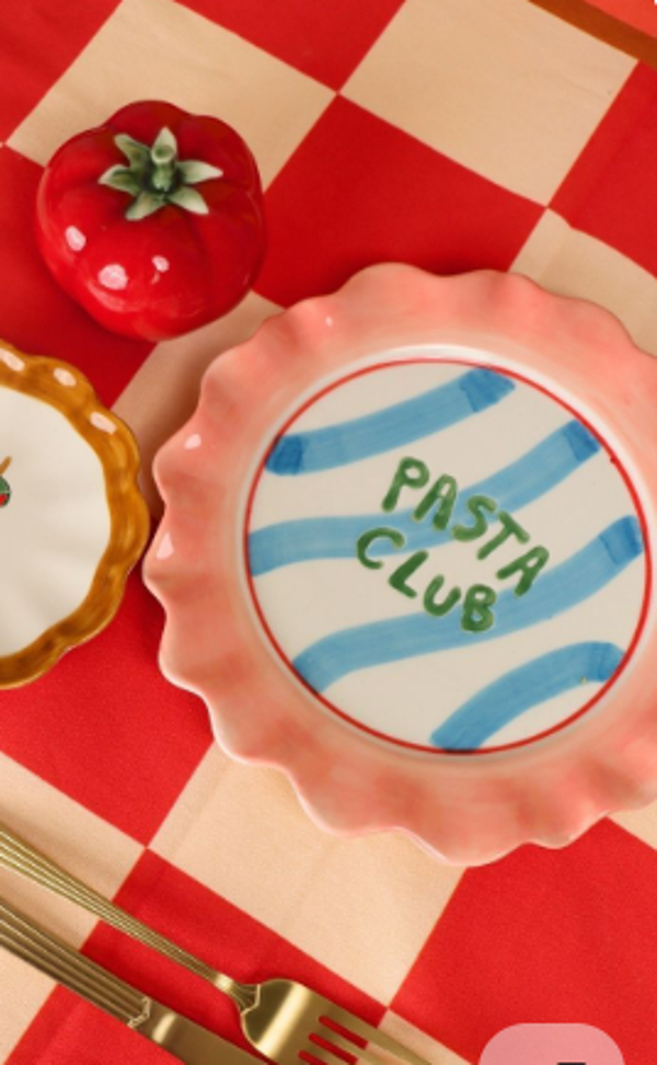 Assiette "pasta club"