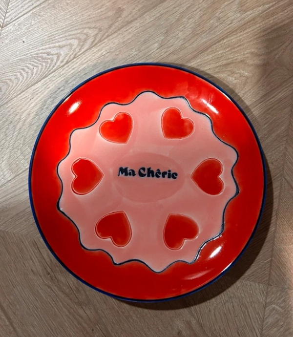 Assiette "ma chérie"