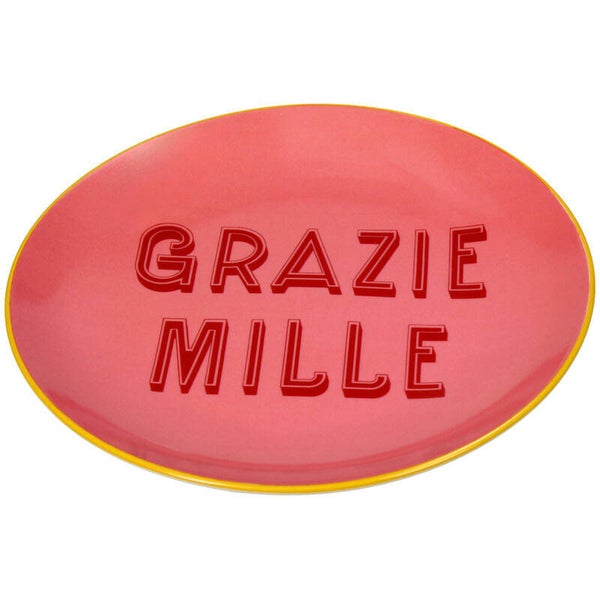 Assiette " grazie mille "