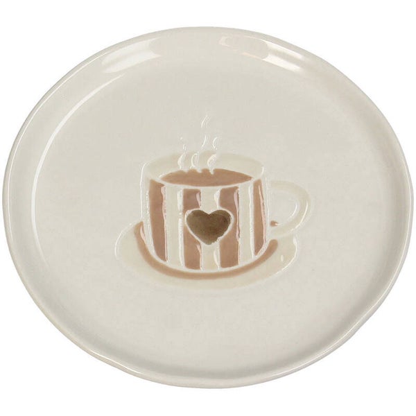 Assiette "tasse coeur"
