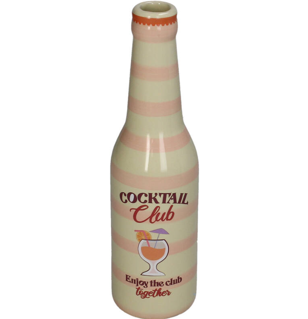 Vase bouteille cocktail club fine