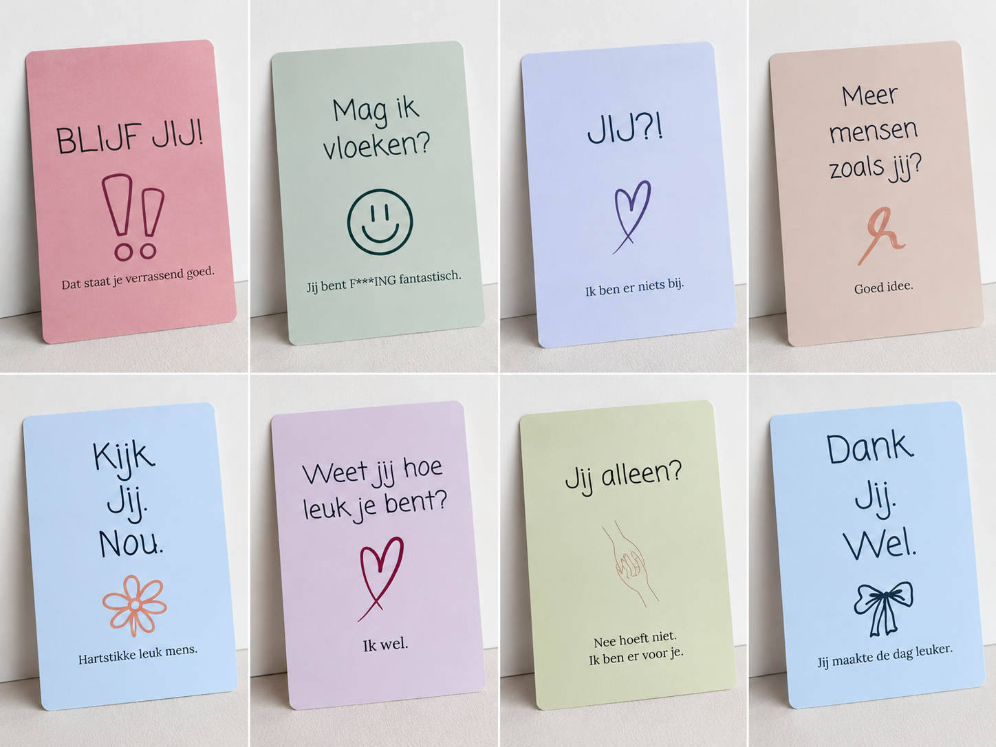JIJ-collectie | Set van 8 wenskaarten