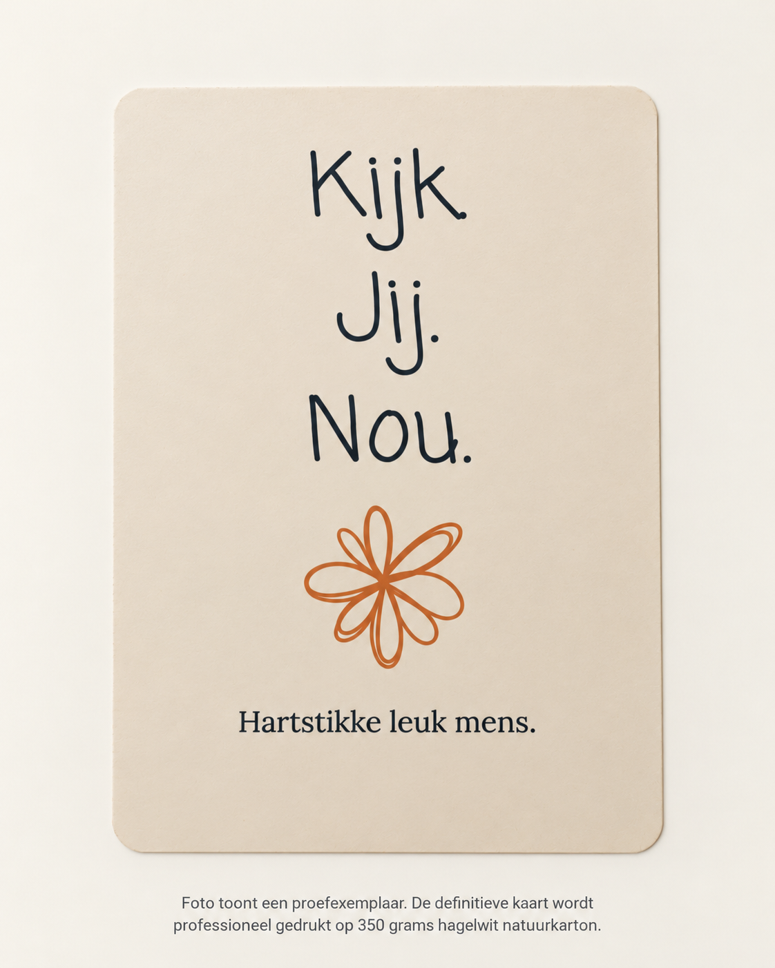 Kijk. Jij. | Wenskaart | JIJ
