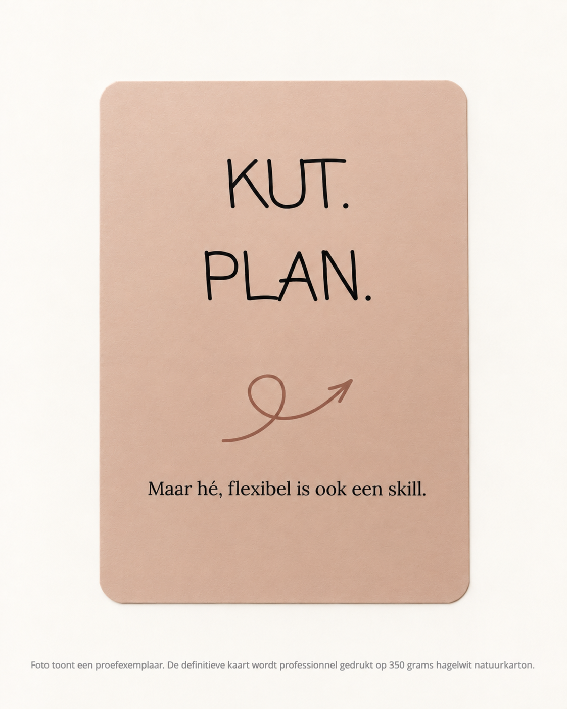 KUT. PLAN. | Wenskaart | HUMOR
