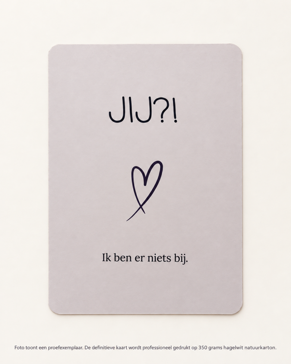 JIJ?! | Wenskaart | JIJ