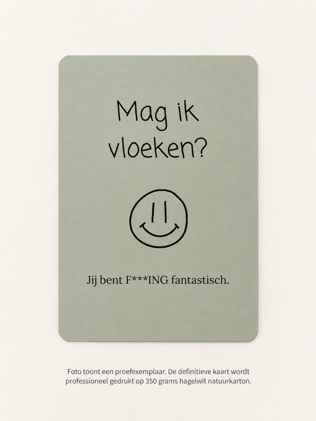 Mag ik vloeken? | Wenskaart | JIJ