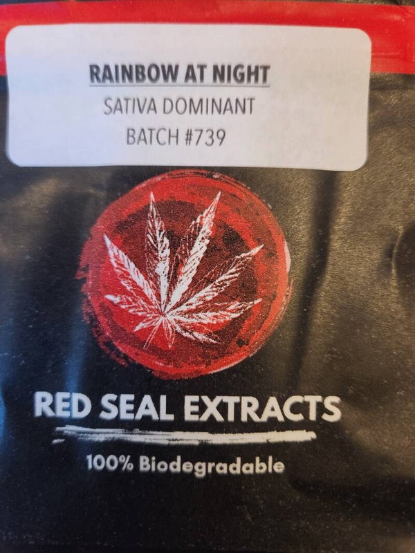 Rainbow at night