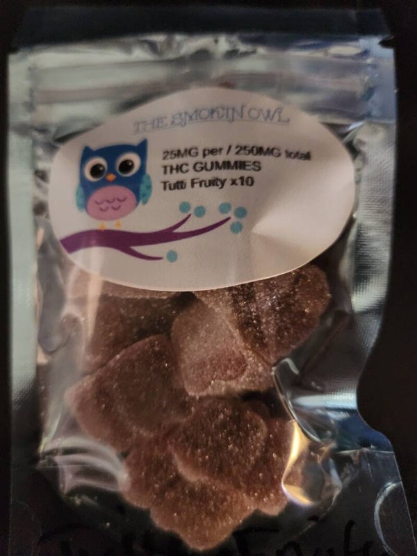 Tutti  fruity gummies, 250mg
