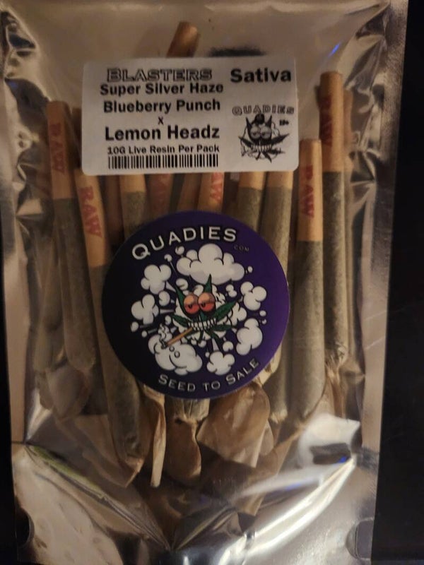 Super silver haze, blueberry punch 1G. Lemon heads infused live