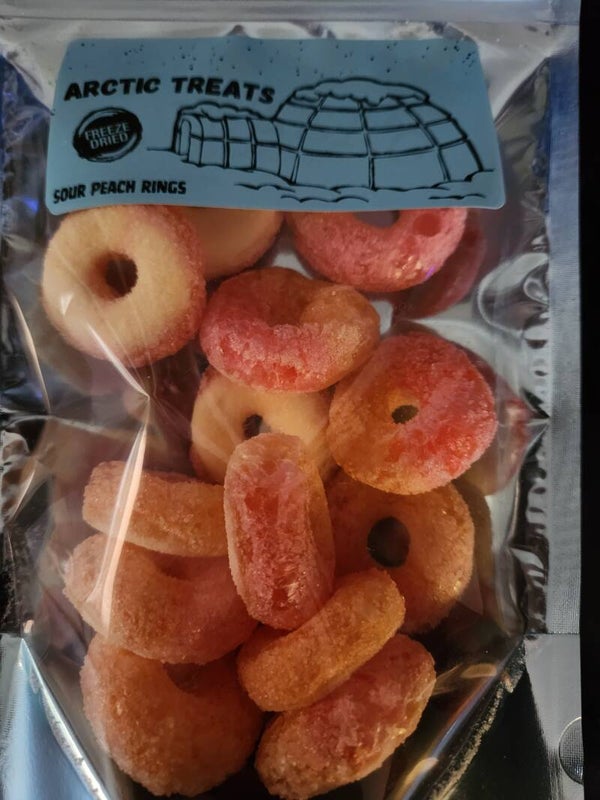 Sour peach rings