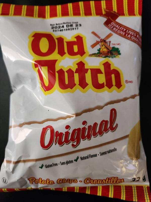 Old dutch potato chips regular