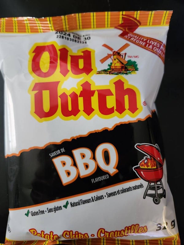 Old dutch potato chips Barbecue