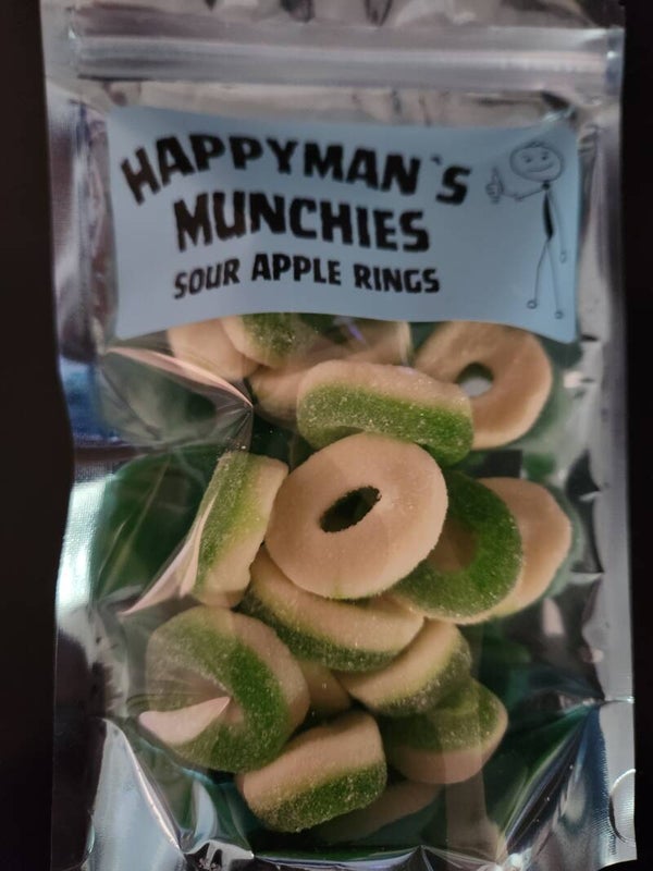 Sour apple rings
