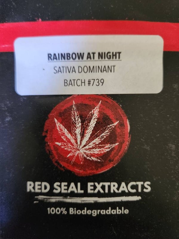 Rainbow at night