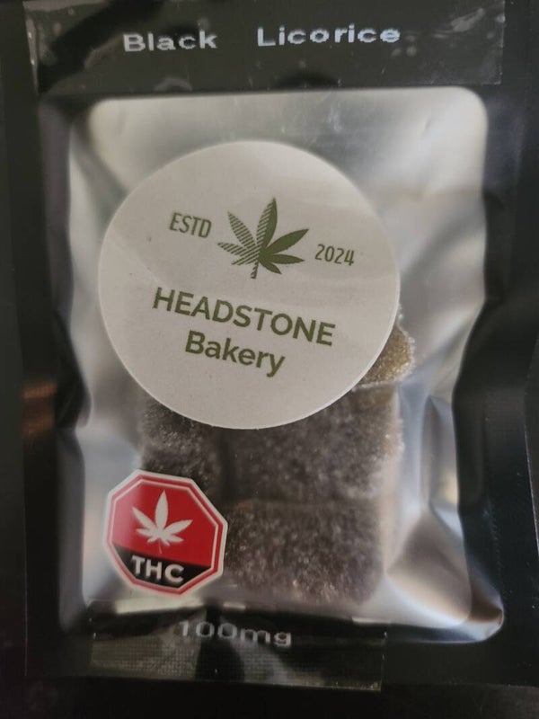 Headstone Bakery/Black Licorice 100mg