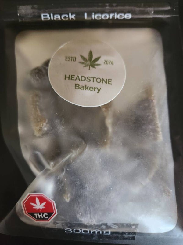 Headstone Bakery Black Licorice 300mg