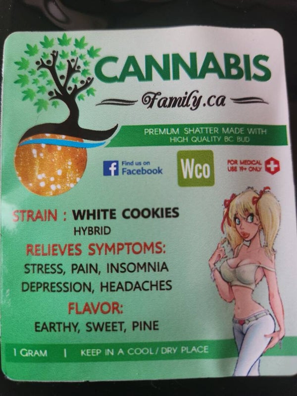 White cookies