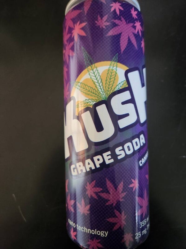 Kush Grape Soda twenty five milligrams of bliss