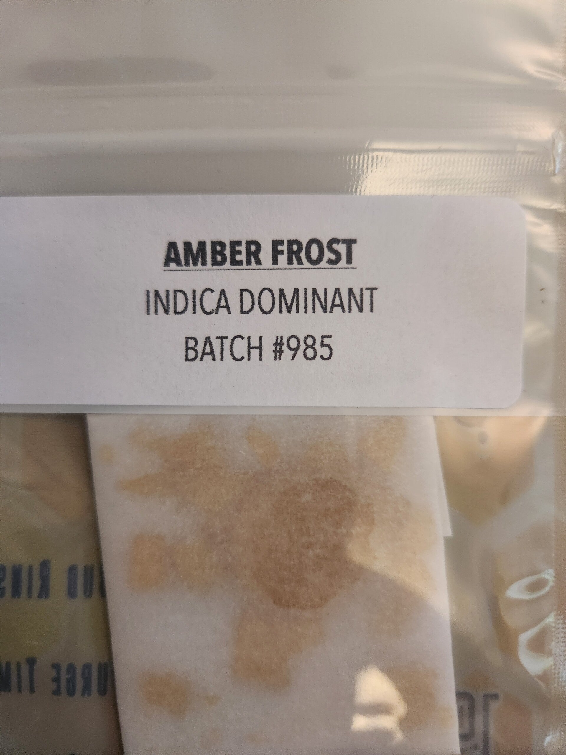 Amber frost