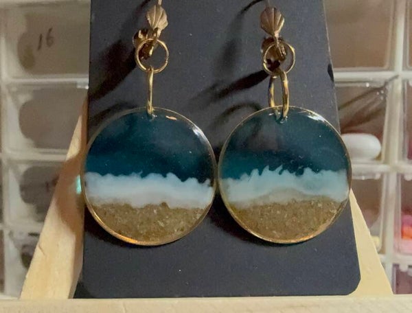 Epoxy oorbellen Zee'S