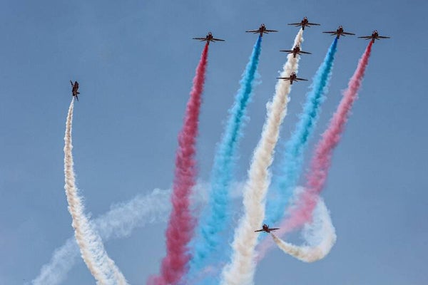 Red arrows