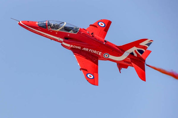 Close up of Red Arrow