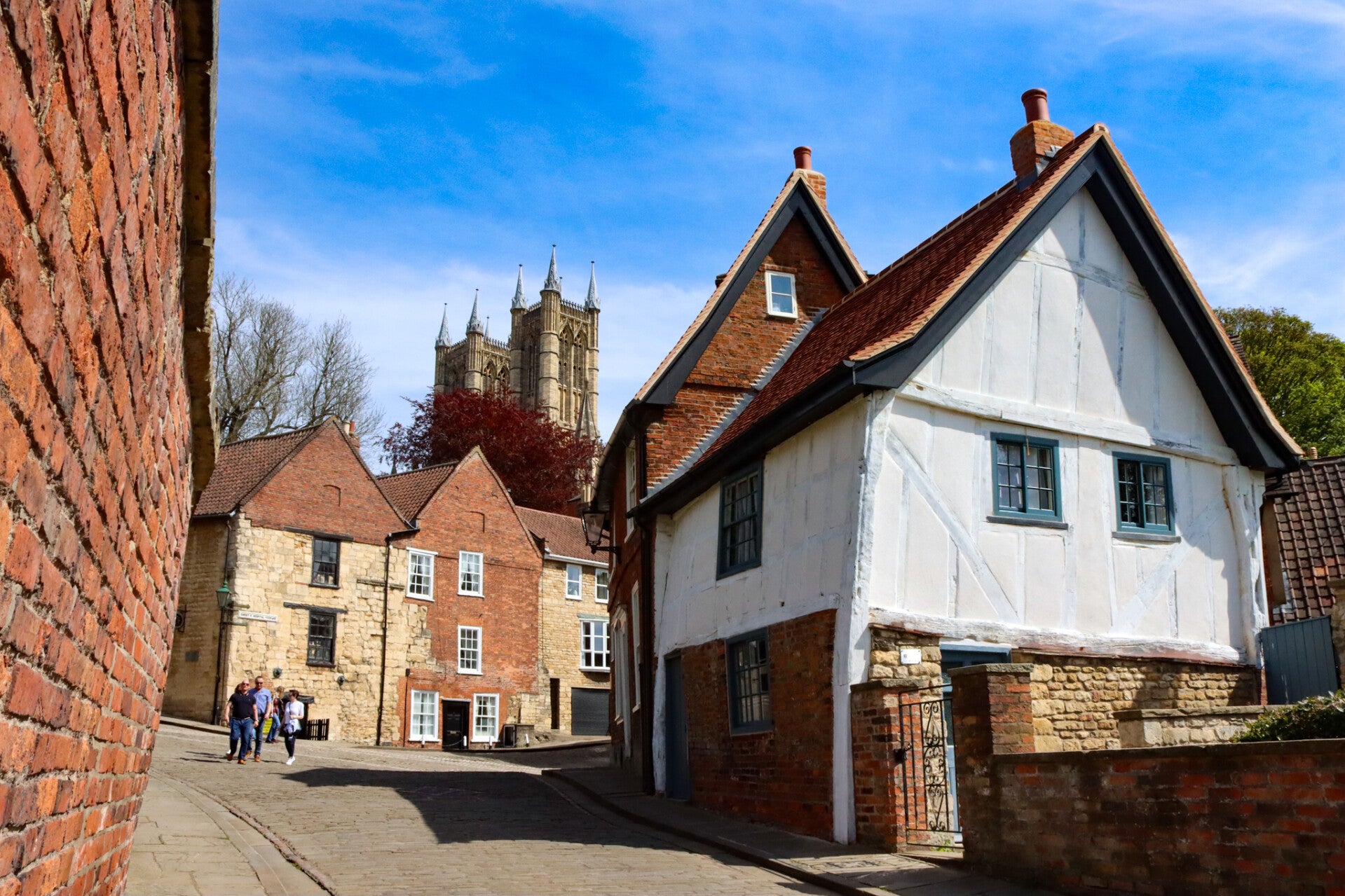 Crooked House on Steep hill in Lincoln